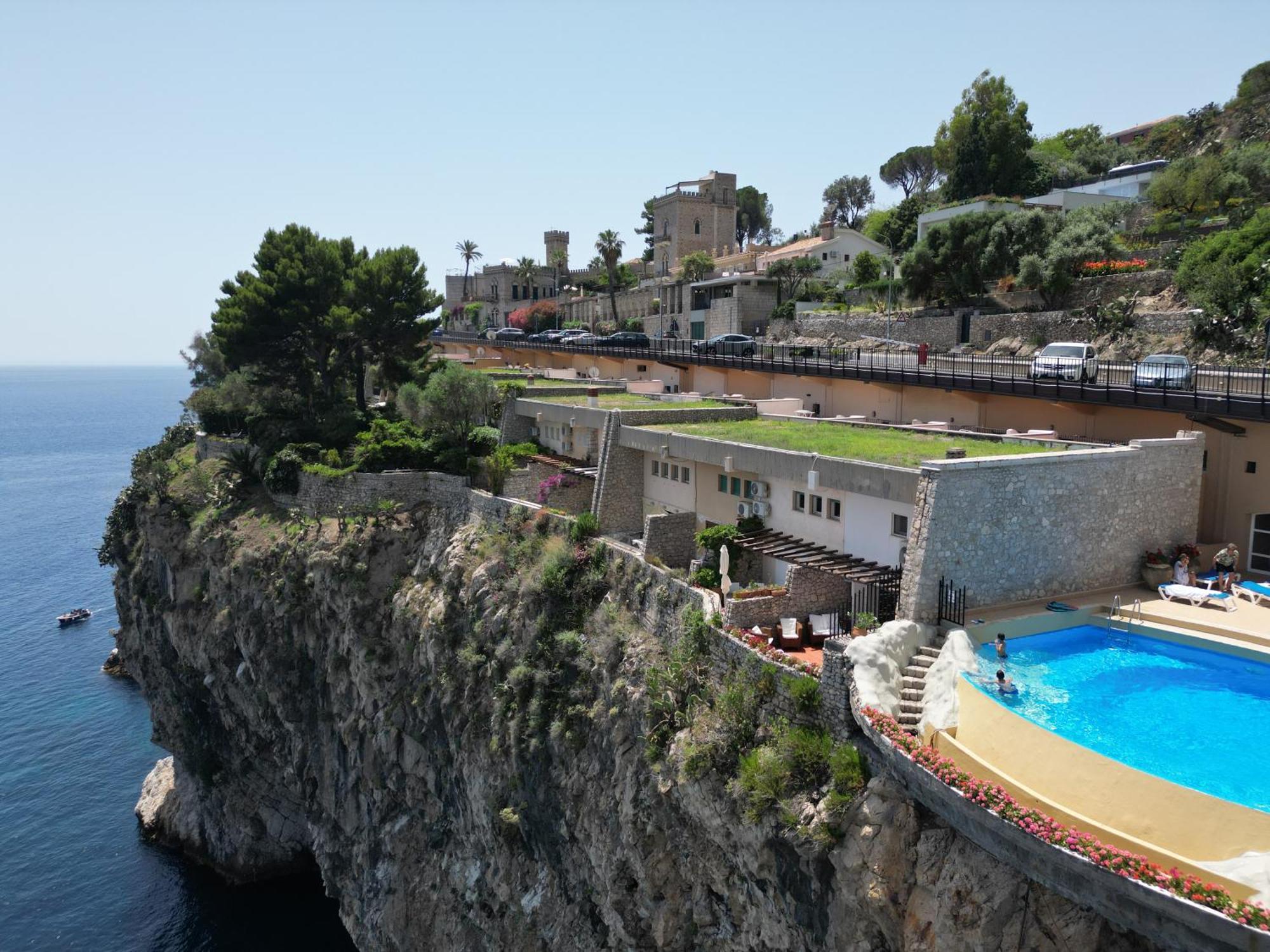 Villa Infinity Vista Mare E Relax Taormina Eksteriør billede